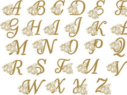 トップ100 フォント 花文字 最高の花の画像