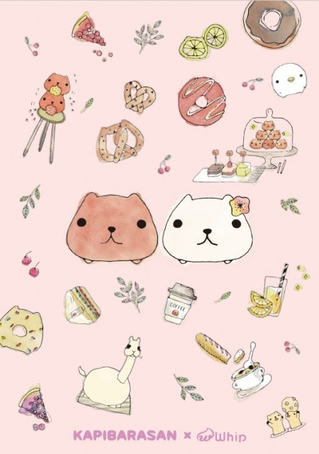 最高のイラスト画像 最新のhdイラスト かわいい カピバラ さん