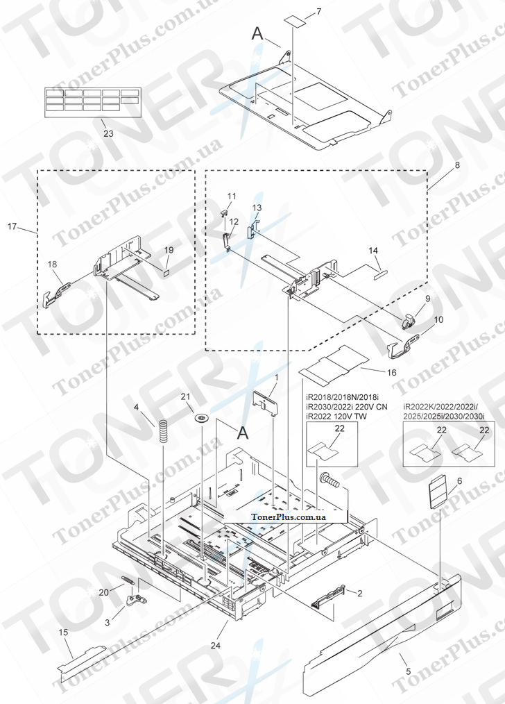 It is also in full compliance with the energy star specification. Katalog Zapchastej Dlya Canon Ir2018n 300 Cassette