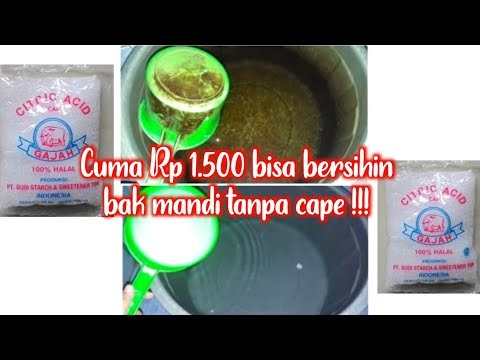 Terbaik CARA AMPUH MEMBERSIHKAN BAK MANDI DENGAN 