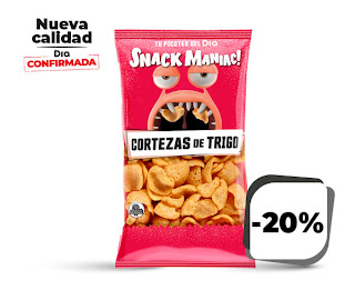 Cortezas de trigo, Dia Snack Maniac 80g