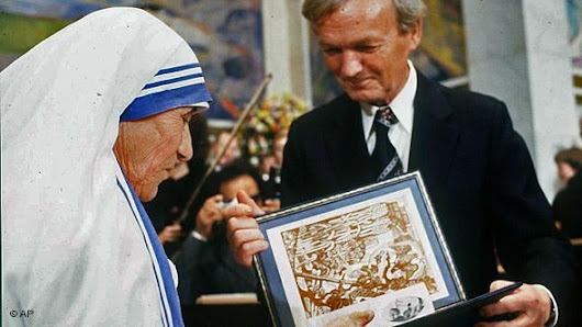 Quando Madre Teresa ritirò il Nobel per la pace e lasciò tutti a... bocca aperta! -