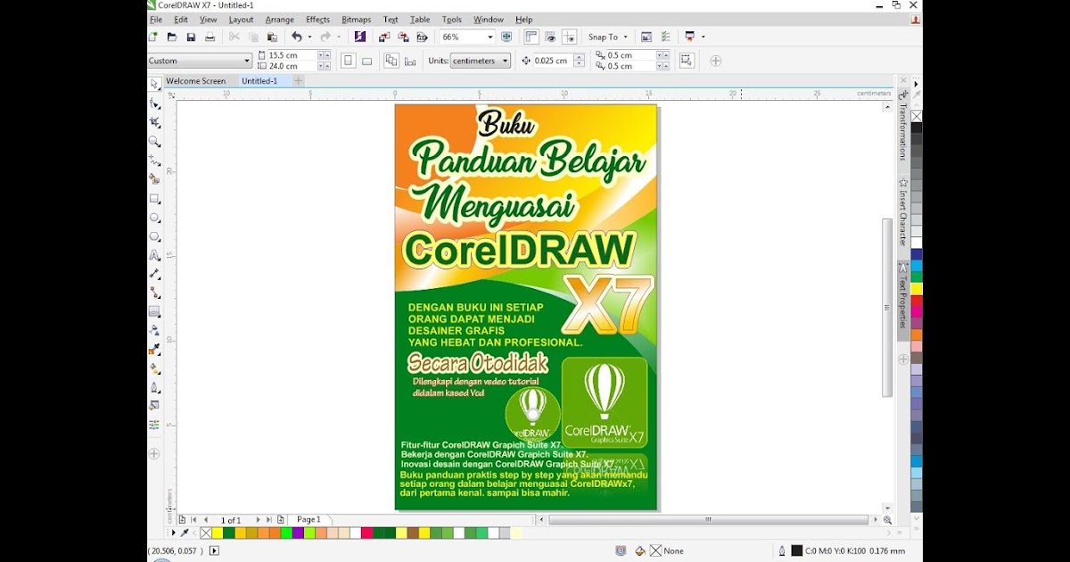 Cara Membuat Cover Buku Dengan Corel Draw X7 - Info ...