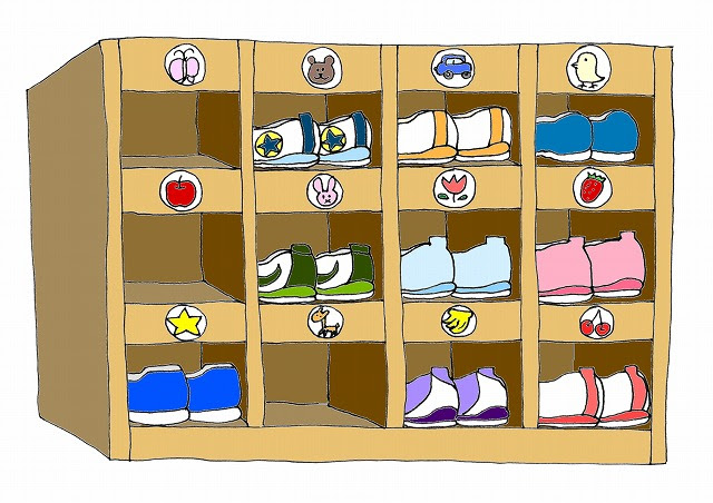 無料イラスト画像 これまでで最高の下駄 箱 イラスト