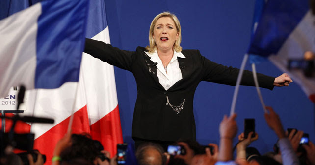 La líder del ultraderechista Frente Nacional de Francia en una imagen de archivo.