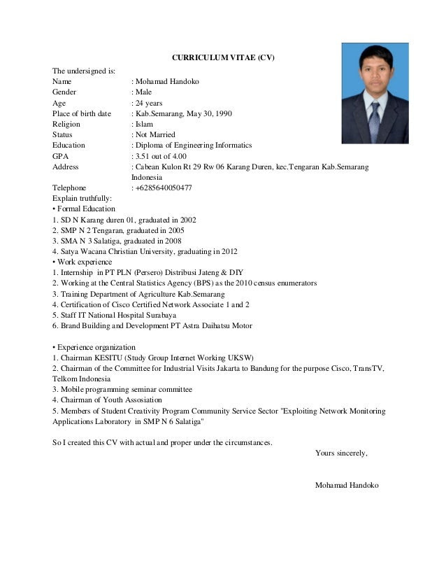 Contoh Resume In English - Contoh 36