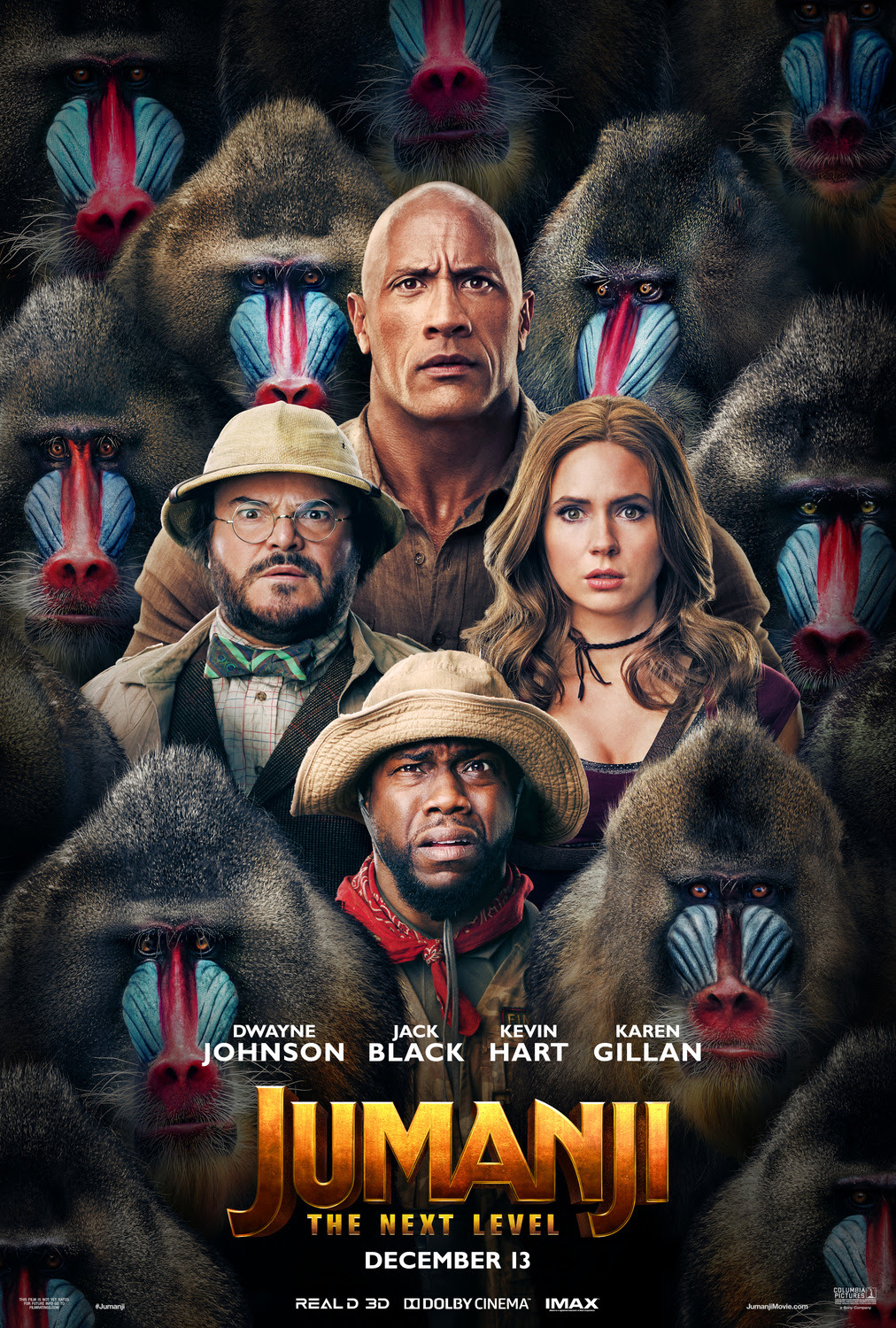 The next level, the gang is back (dwayne johnson, jack black, kevin hart and karen gillan) but the game has changed. Jumanji The Next Level Movie Poster 1 Of 24 Imp Awards