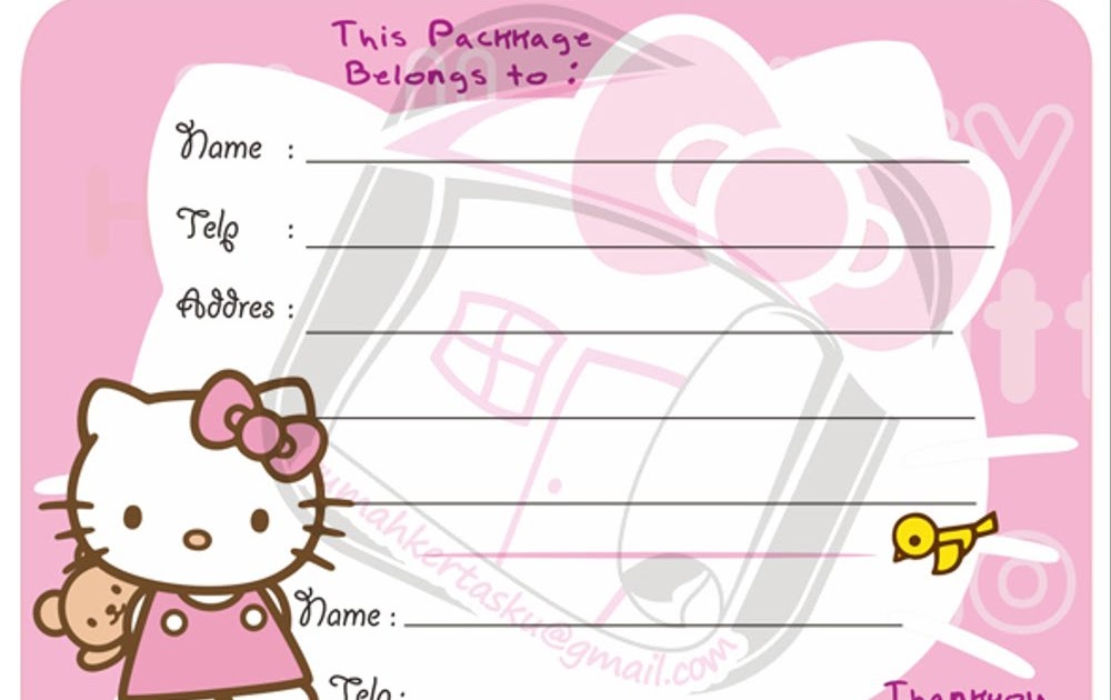 38 Gambar Logo Olshop Hello Kitty Inspirasi Terpopuler