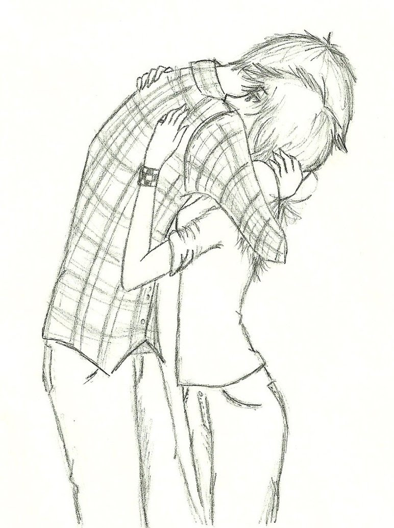 Cute Anime Boy And Girl Drawing