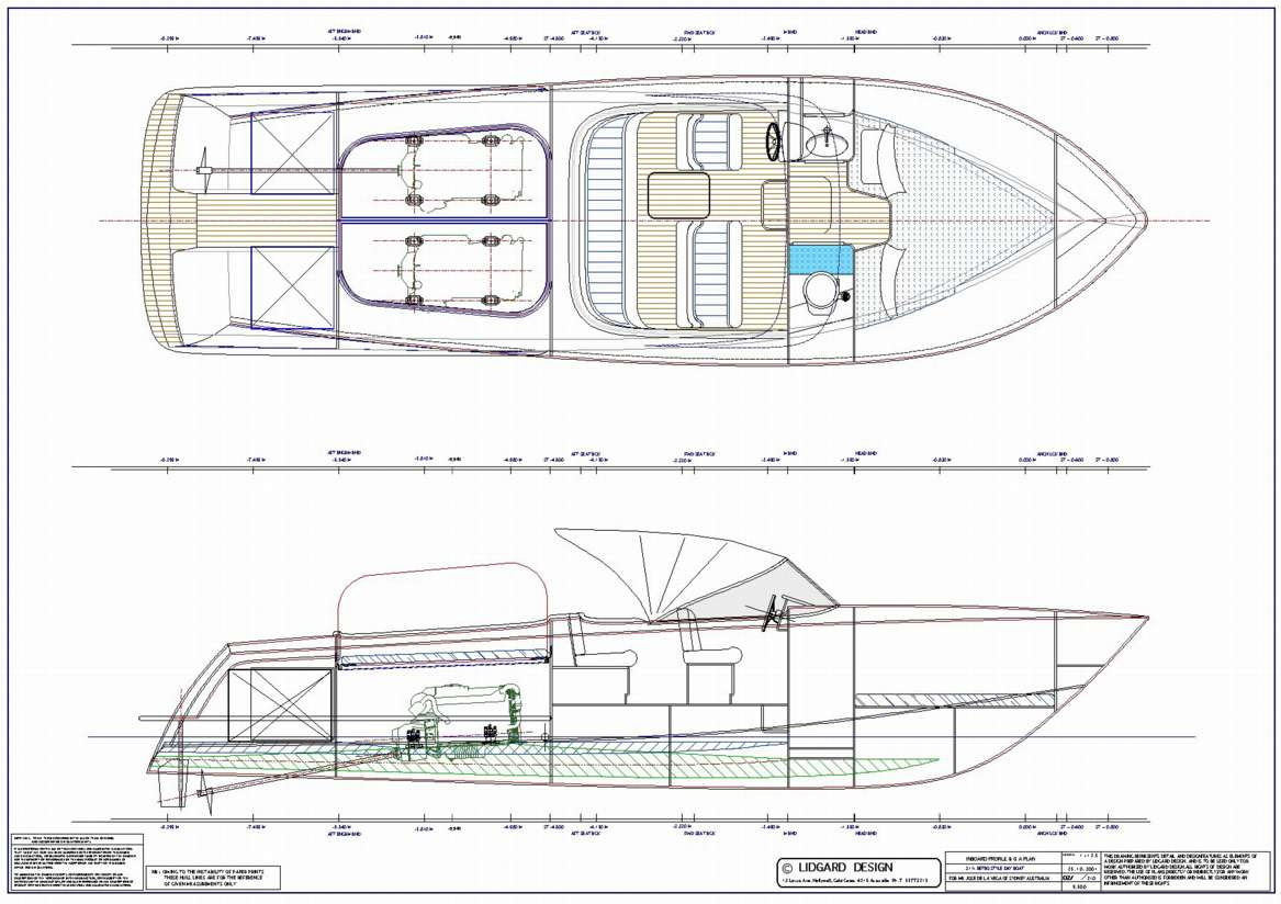 Tell a Aluminium sailing boats plans | Inside the plan