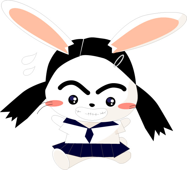美しい花の画像 驚くばかりかっこいい うさぎ イラスト