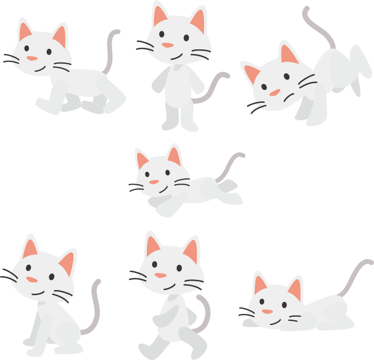 100以上 かっこいい 猫 走る イラスト Okepictw7oy