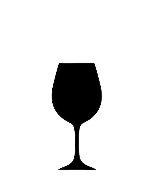 Download Images Of Silhouette Outline Wine Glass Svg