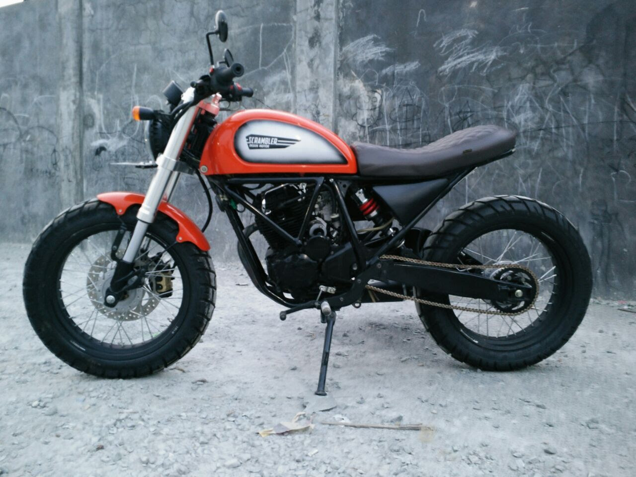 Honda New Megapro Modif Scrambler  Jidimotor.co