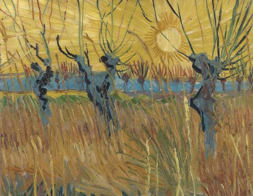 Vincent van Gogh, Pollarded Willows, Arles