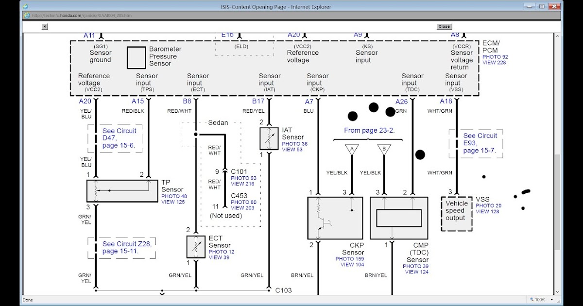 1996 Honda Civic Wiring Harness Diagram