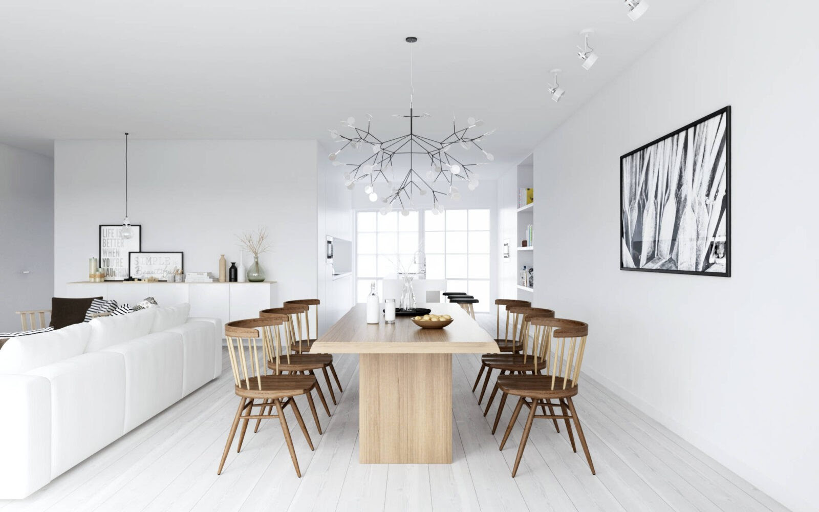 Designs often play with natural light which is a hot commodity in nordic countries. Nordic Interior Design