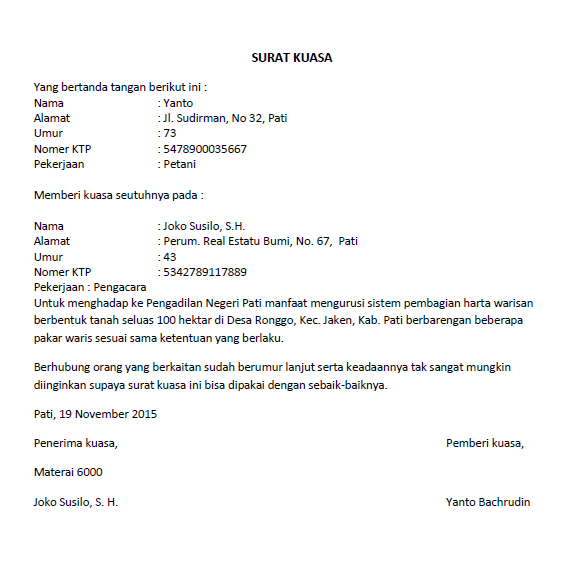 Contoh Surat Pernyataan Direksi - Contoh 408