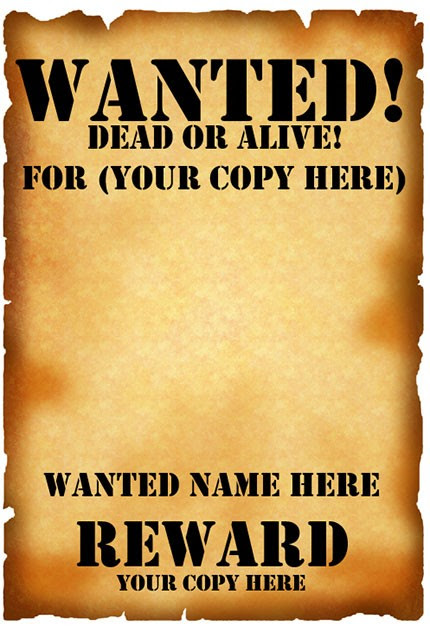Mompower One Piece Wanted Poster Template Hd