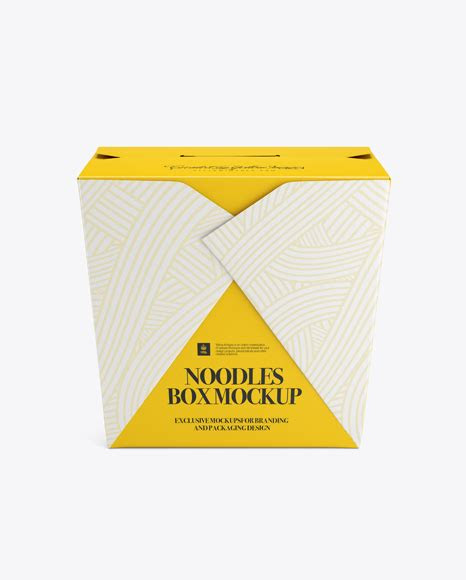 Download Noodle Box Mockup Free Free Download Mockup