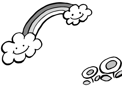 画像 虹 イラスト 白黒 176555-虹 イラスト 白黒 無料