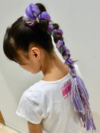 ぜいたくダンス 子供 髪型 毛糸 最も人気のある髪型