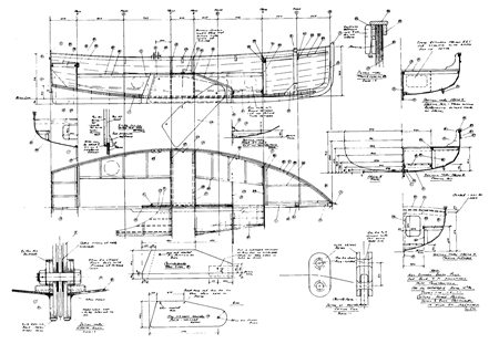 White boat: Heron sailing dinghy plans