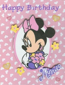 Carte Anniversaire Minnie Nanaryuliaortega News
