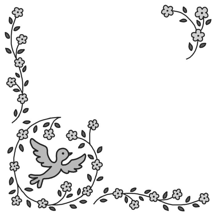 美しい花の画像 トップ100枠 イラスト 白黒 花