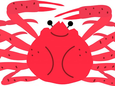 最高のイラスト画像 手書き カニ イラスト 簡単