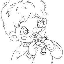Find a great collection of christmas cookies coloring pages, free coloring pages, printable coloring pages, kid coloring pages, spring coloring pages cookies white or brown, strawberry or vanilla flavored and others make sumptuous christmas delicacies. Decorated Gingerbread Man Coloring Pages Hellokids Com