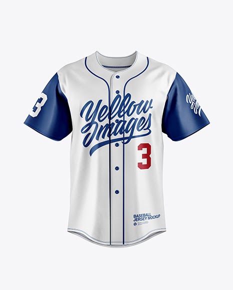 Download Free Mockups Men's Baseball Jersey Mockup - Front View ...