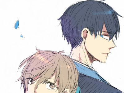 あなたのためのイラスト かっこいい 2人 構図 背中合わせ