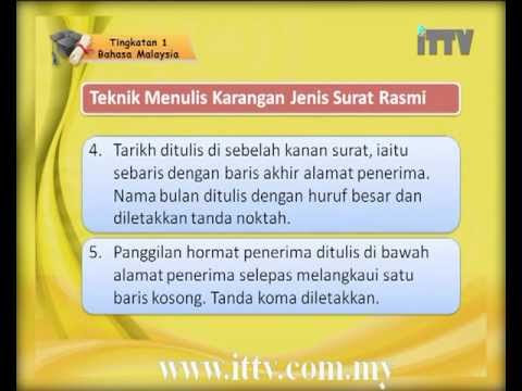 Cara Menulis Surat Rasmi Bahasa Inggeris - Rumah XY