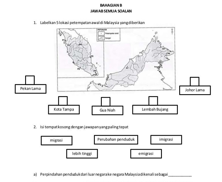 Soalan Geografi Tingkatan 3 Bab 1 - Kerja Koso