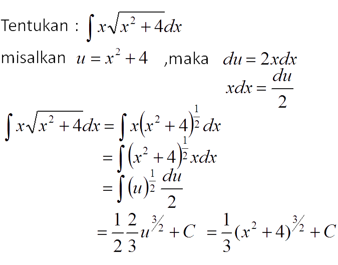 Integral Tentu Dan Integral Tak Tentu Syaiflash Com