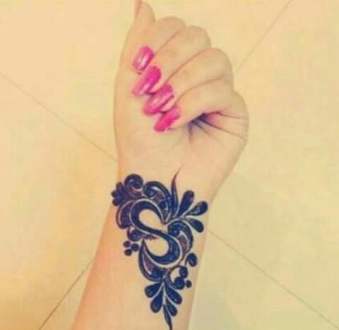 Tasmim Blog Simple Mehndi Design With Letter S