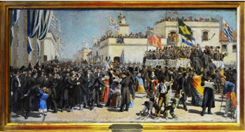 Museo Histórico Nacional | Jura de la Constitución, 18 de julio de 1830.