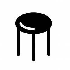 アニメ画像について ユニーク椅子 いらすとや