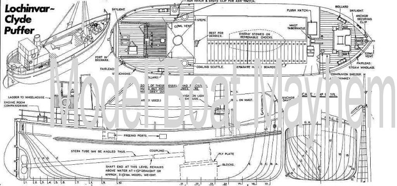 chapter model boat plans clyde puffer ~ feralda