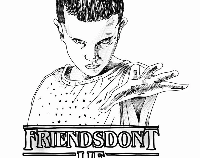 Printable Stranger Things Coloring Pages Season 3