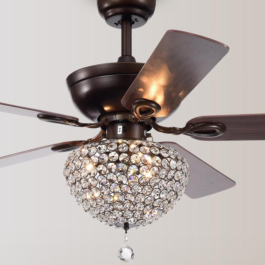 #2 parrot uncle ceiling fan with lights 46 inch led ceiling fans. Home Accessories Inc Antique Bronze 52 In Indoor Ceiling Fan 5 Blade In The Ceiling Fans Department At Lowes Com