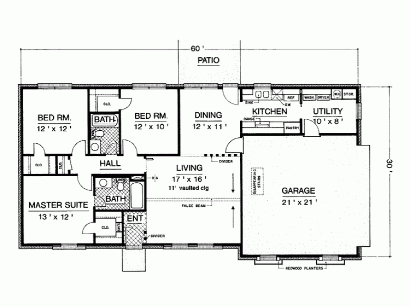  Simple  Rectangle  Ranch Home  Plans  Architectural 