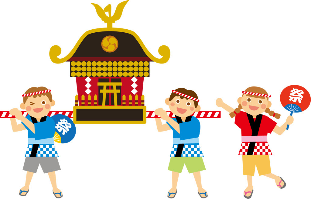 綺麗な神輿 イラスト 無料 無料イラスト集