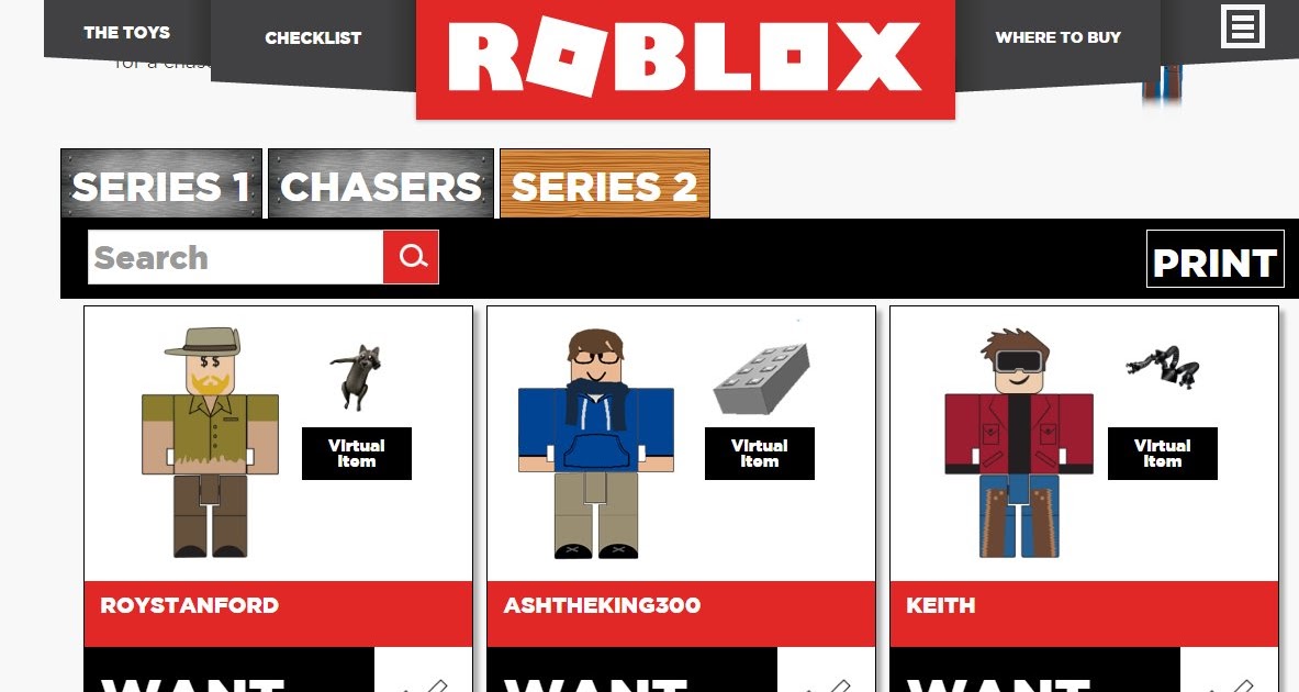 Roblox Chaser Codes - 2017 roblox mystery mini figures w virtual game code dizzypurple