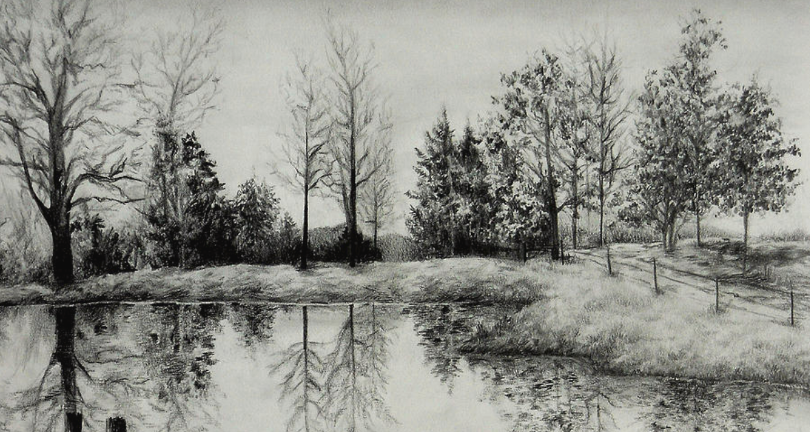 31 Scenery Drawing Pencil Sketch Pictures 2560x1440 HD - classic art 
