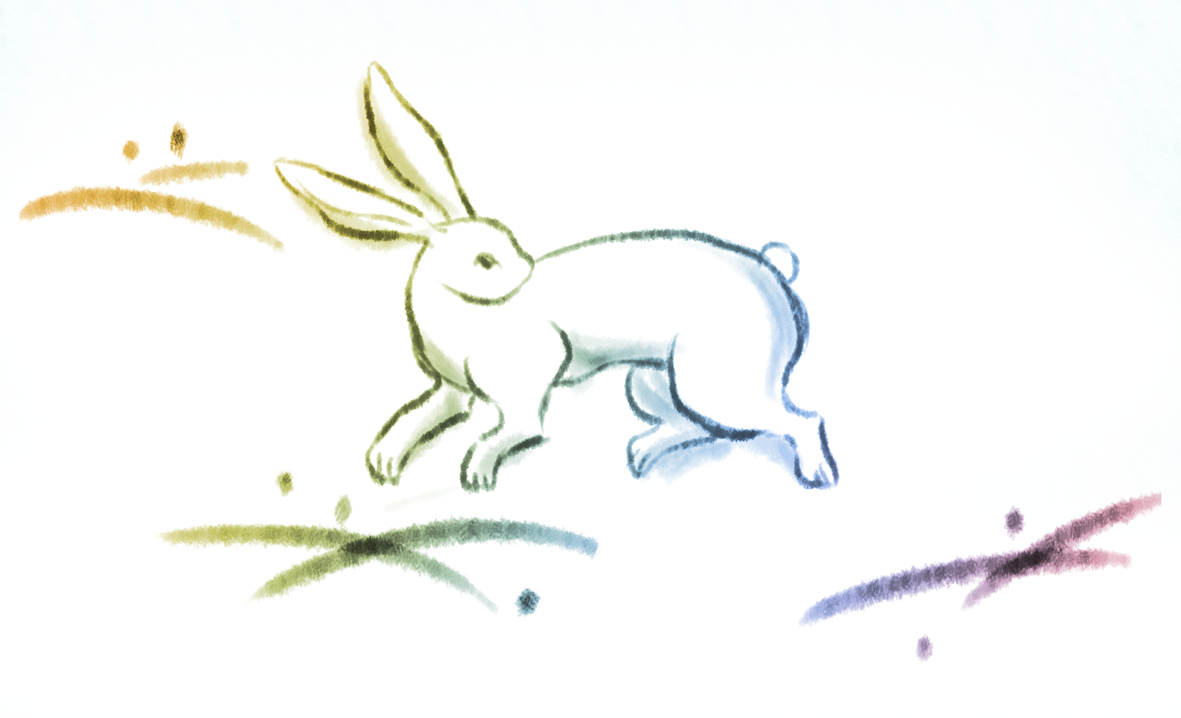 元の和風 デザイン うさぎ イラスト ディズニー帝国
