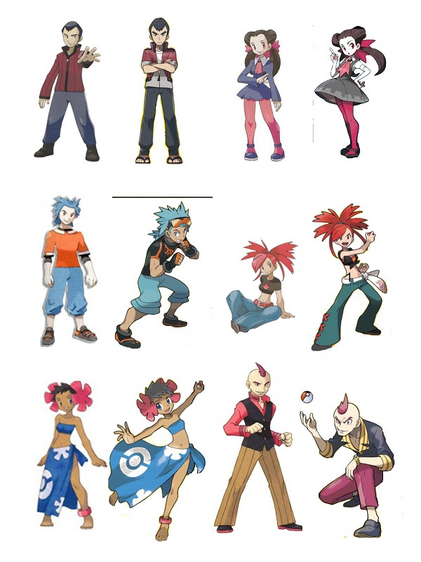 最高かつ最も包括的なポケモン オメガ ルビー ジム リーダー ただぬりえ
