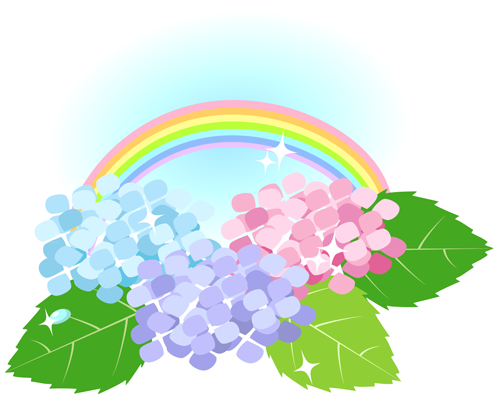 Kasword 梅雨 虹 イラスト
