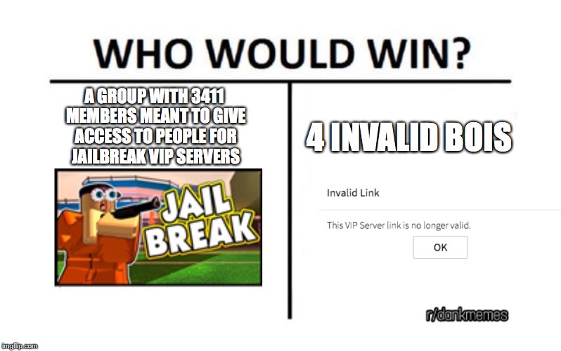 Roblox Jailbreak Memes Get 500k Robux - roblox zombie survival tycoon get 500k robux